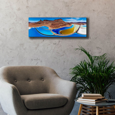 'Utah Moab Potash Ponds' by Epic Portfolio Canvas Wall Art