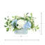 Assortiment d'hortensias et de tiges en herbe-2043459650
