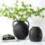 Approx.14" Pottery Vase with Two Decorative Handles Warm Soil Tone (6.3" Opening)-263527504-263527506