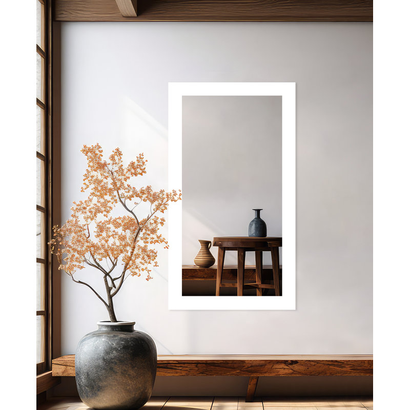 Maci Eileen Mirror, 33" x 68", Gloss White