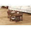 Table basse vintage rétro avec tiroir et tablette de rangement-511876652