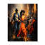 Art afro-américain Spirit II - horloge murale moderne afro-américaine-98990681
