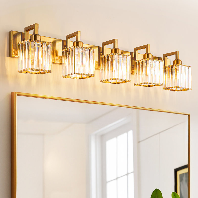 Kyneisha Vanity Light, Gold, 5 Lights