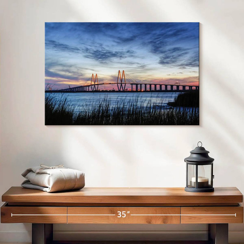 Lilie Fred Hartman Bridge, 16" H x 24" W