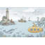 Murale sous-marine nautique avec papier peint phare-1066558743-1066558742