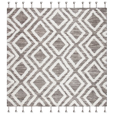 Alimatou Hand Tufted Wool Geometric Rug