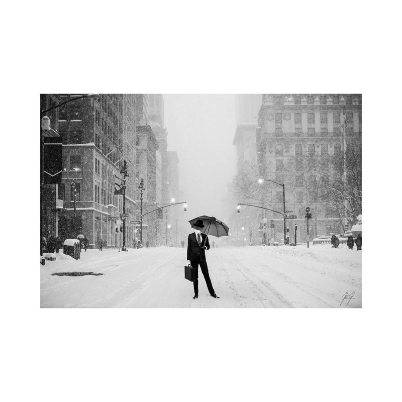 Invisible II by Kathrin Federer - Wrapped Canvas Print, 20.32cm H x 30.48cm W x 1.905cm D