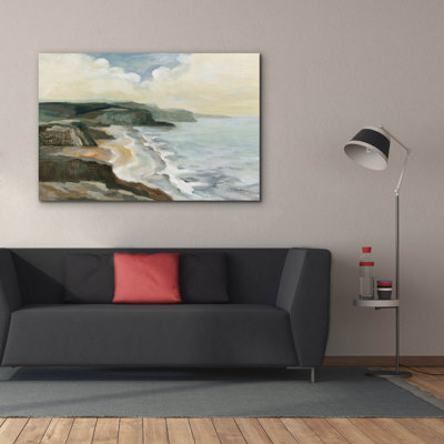 Epic Graffiti 'Irish Coast Dark'  by Silvia Vassileva Canvas Wall Art, 60" x 40"