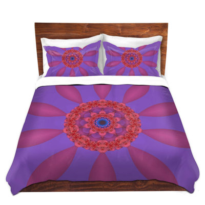 Ensemble de housse de couette fleur divine