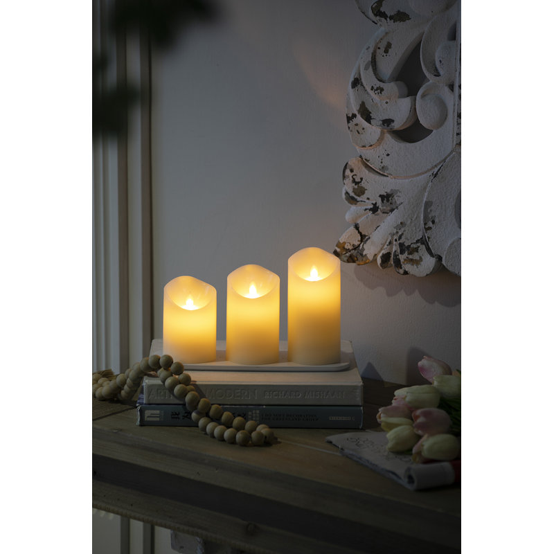 Bougie rechargeable sans flamme à DEL Ellyce