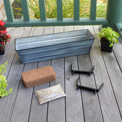 Outdoor Railing Planter