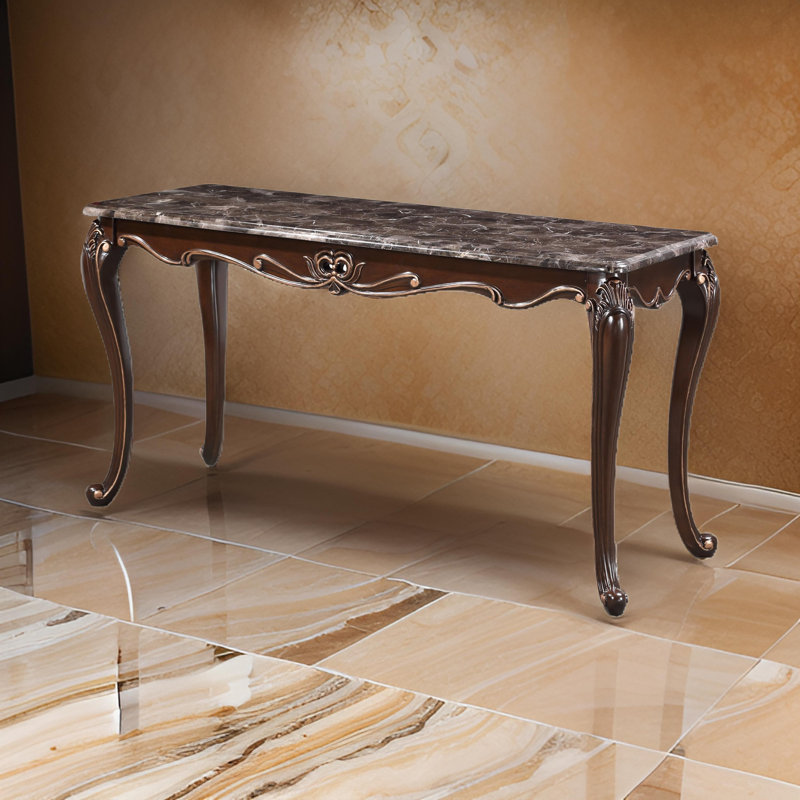 Cona 58'' Marble Top Console Table