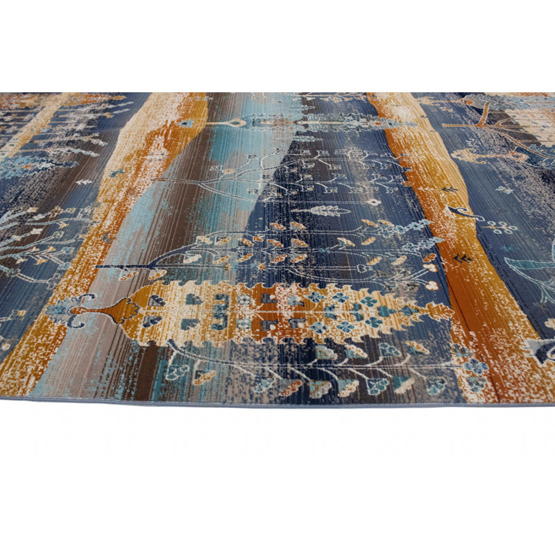 Lucha Floral Indoor Rug, Rectangle 2' x 3'