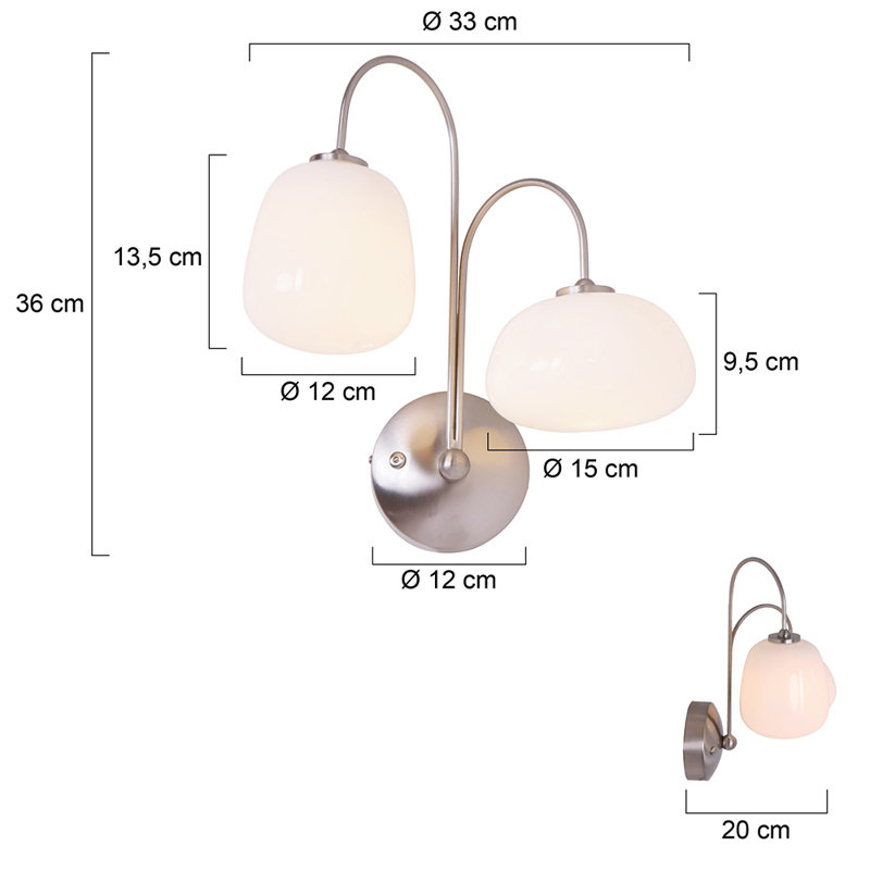 Trent LED Armed Sconce