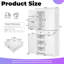 Garde-manger de style campagnard 71 pouces UnaNoxa avec 3 organisateurs coulissants et 6 tablettes-129059920