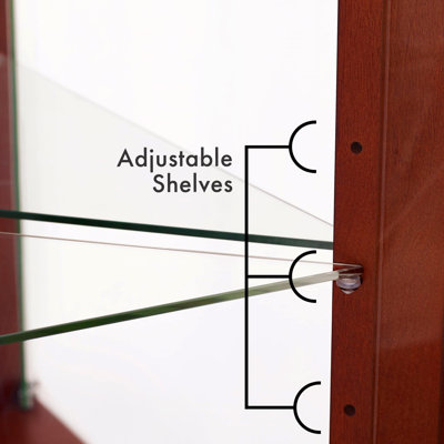 Armoire d'angle Curio