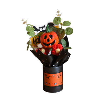 1 Piece Mini Halloween Pumpkin Bouquet Small Highs Quality Ghost Pumpkin Ornament Gift Decoration