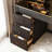 47.24" Modern Makeup Vanity set With Power Outlet Includes Makeup Stool & LED Lighted Mirror
