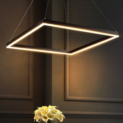 Pradyumna 1 - Light Black LED Pendant