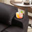 Fauteuil inclinable massant et surdimensionné en similicuir de 37,8 po avec portemanteau électrique et USB-478192419