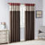 Elegant Embroidered Curtain Panel With Floral Design And Light-Filtering Lining For Enhanced Privacy And Aesthetics