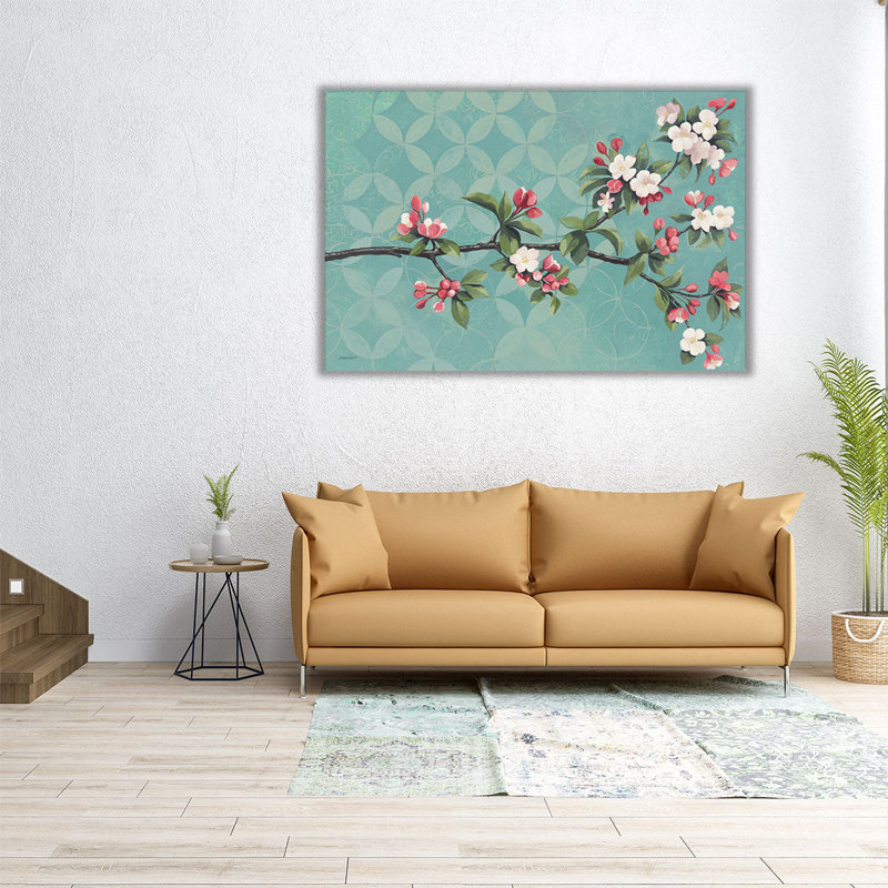 Fleurs de cerisier - reproduction d'art sur toile, H 20 po x l 30 po