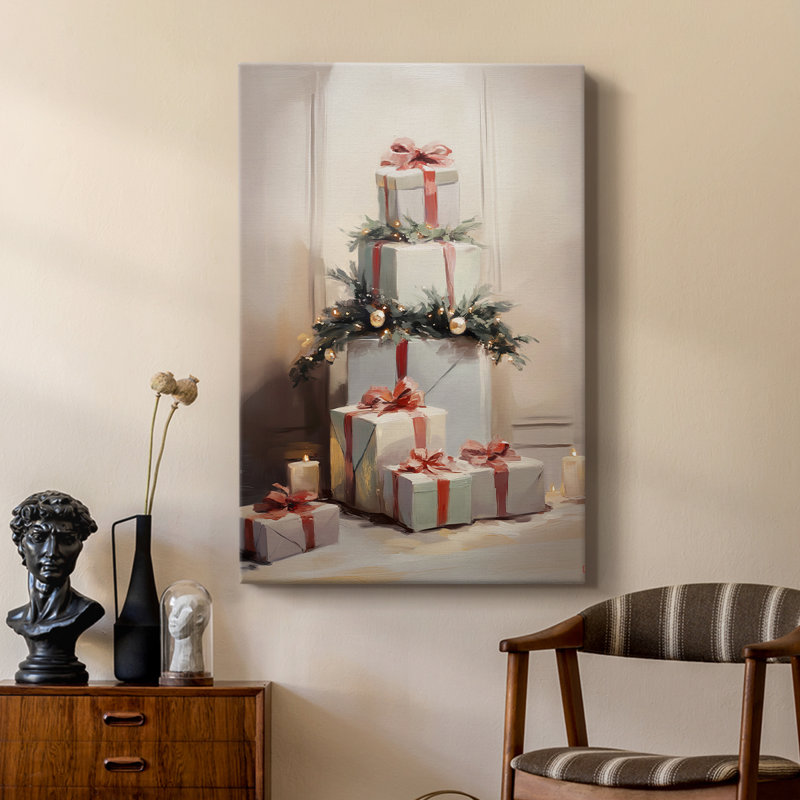 Art des Fêtes de Noël - série 2-xiv - galerie sur mesure, H 18 po x l 12 po