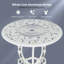 Ensemble bistro en aluminium 24 po Leacross-1196970022
