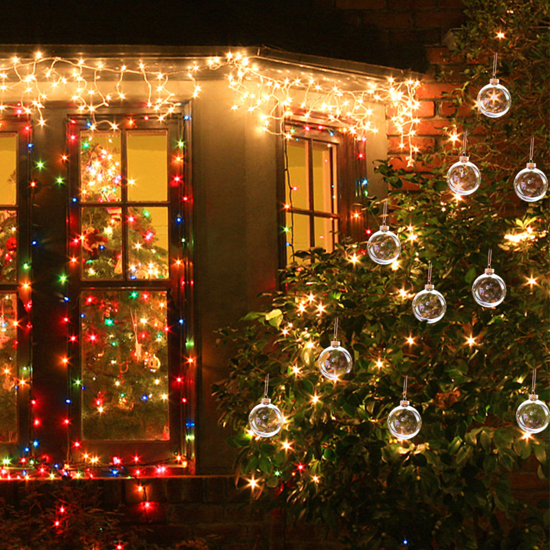 10cm Solid Colour Polyethylene Plastic Bauble