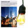 11 Watt Equivalent E26/Medium (Standard) S14 Medium LED Vintage Filament Light Bulb