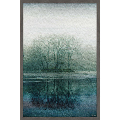 «Apple Lake» par Parvez Taj - peinture encadrée