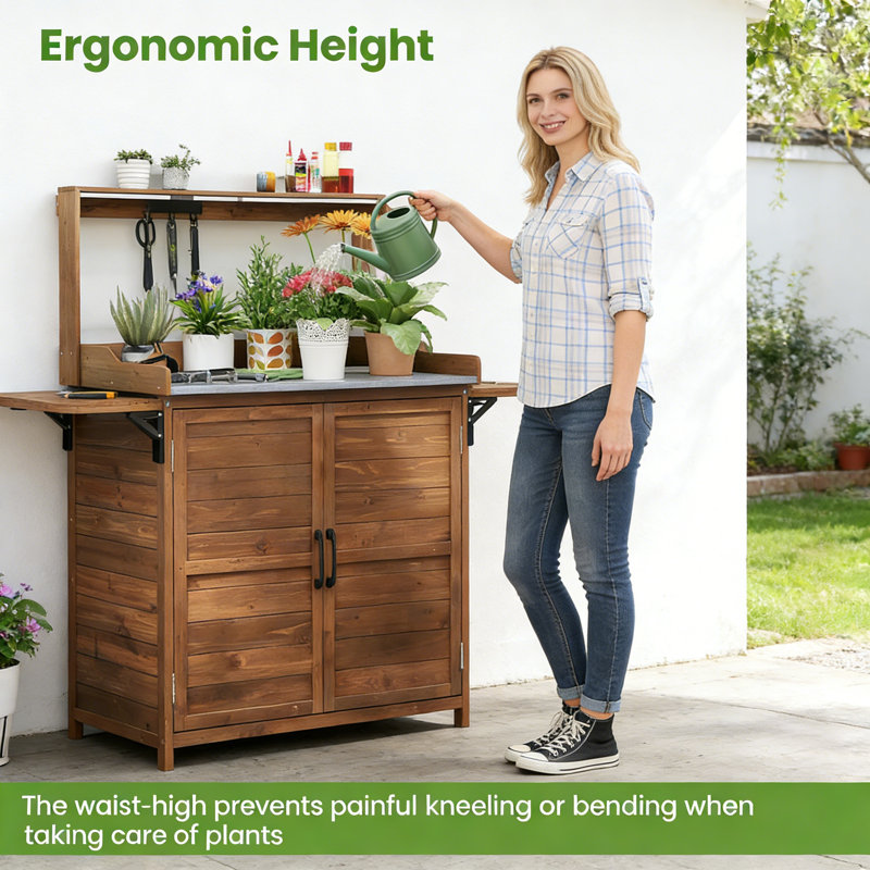 Manufactured Wood Potting Bench