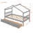 Pittston 2-Drawer Standard Bed Wooden House Bed-737687839-737687832