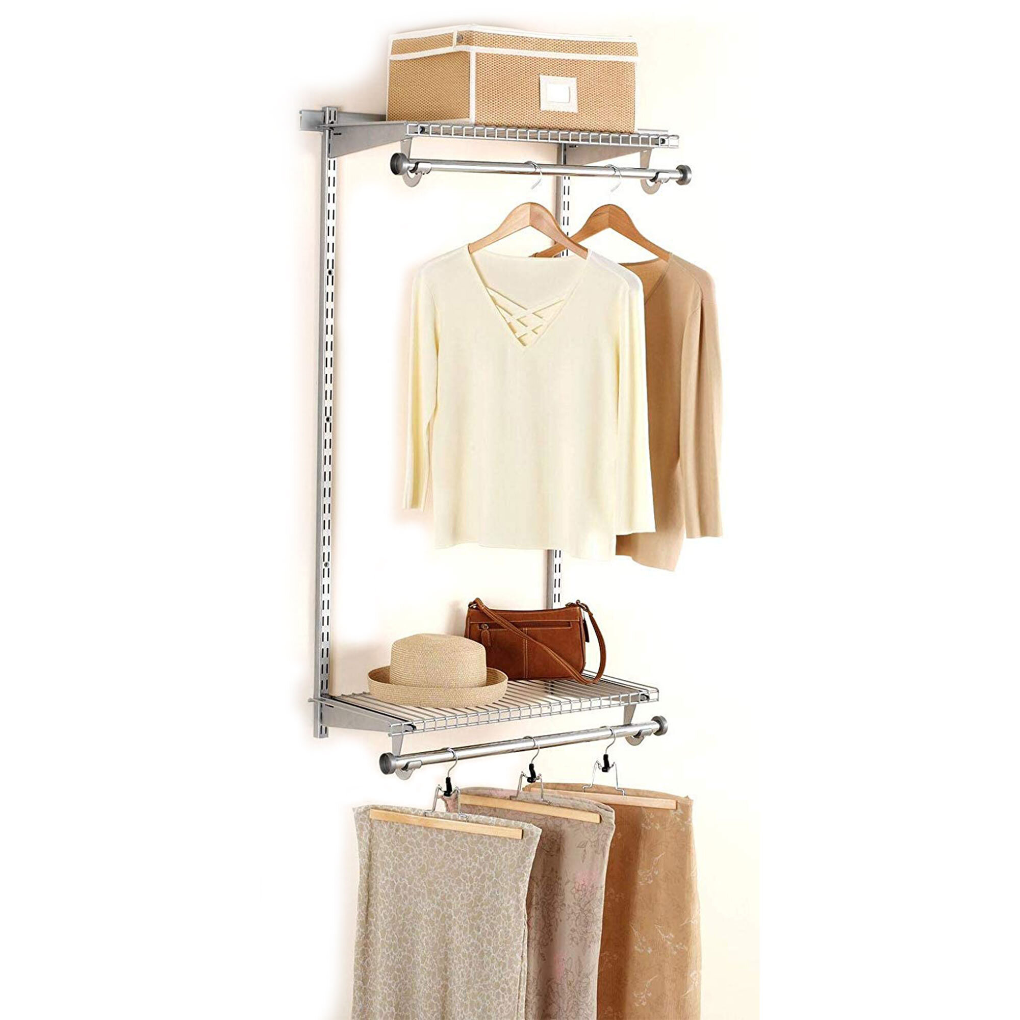 Configurations™ Closet Add-On Shelf with Hang Rod Kit