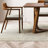 Brown Rectangular Solid Wood Dining Table Sets