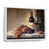 White Floater Framed