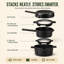 Batterie de cuisine empilable 5 pièces Alva Neat-106407463