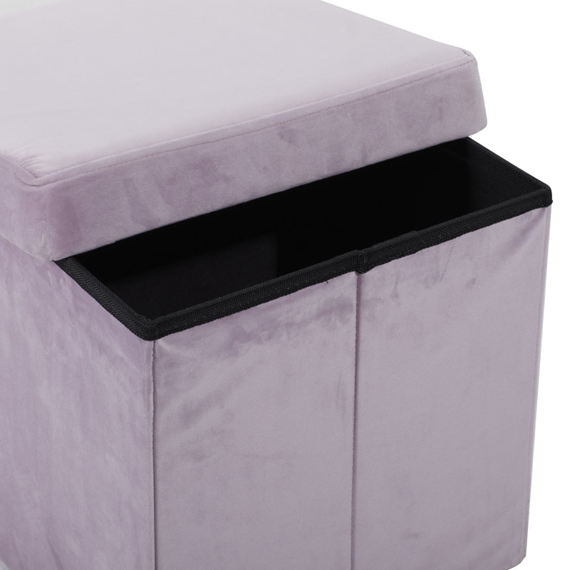 Isiah Accent Stool, Pink