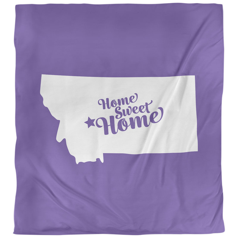 Housse de couette home hélène, Housse de couette pour très grand lit, Mauve, Microfibre