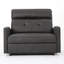 Fauteuil inclinable à deux places avec coussins moelleux