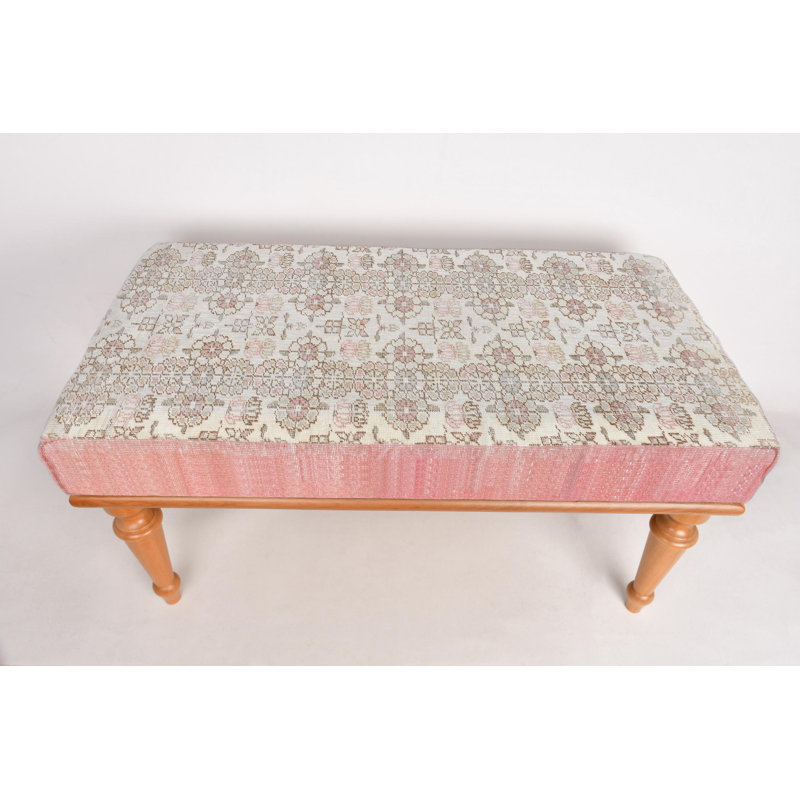 Banc de porte d'entrée, banc de café, banc de repose-pieds, banc rembourré, banc de tapis turc, banc Kilim, banc de décoration intérieure, banc fabriqué à la main