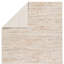 Tapis beige / crème en polyester tissé à la machine Rectangle Gabreial-88037006