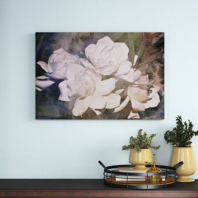Blush Gardenia Beauty I by Sharon Chandler - Painting Print