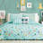Raining Pom Poms Turquoise Comforter Set with 2 Decorative Pillows-30939434