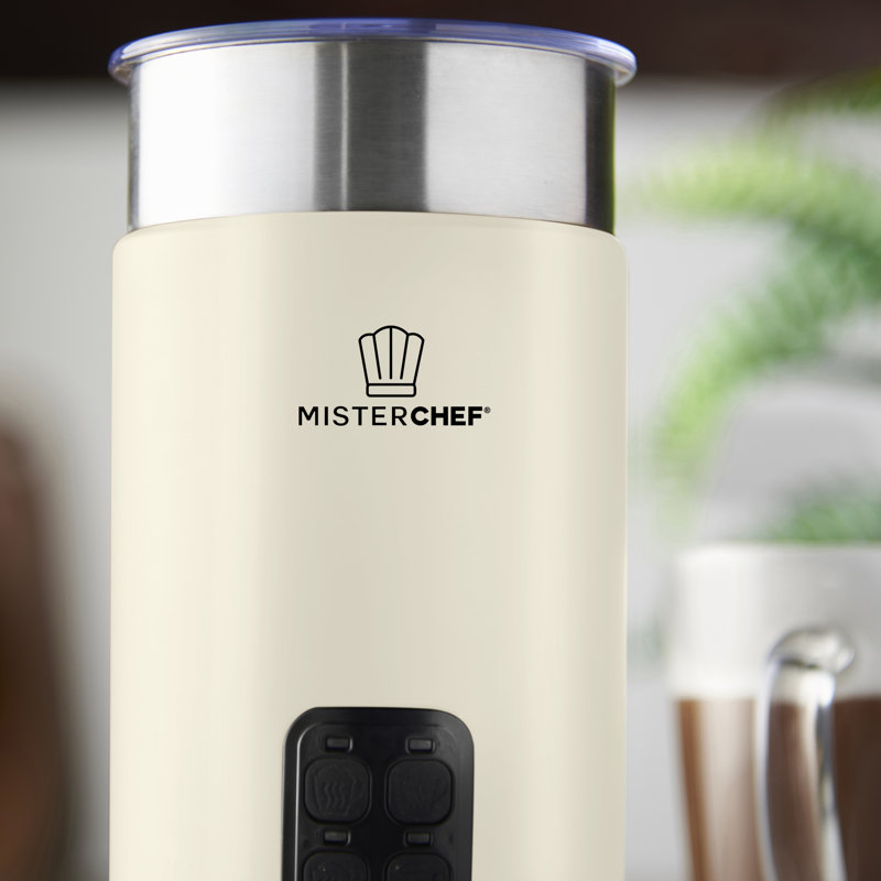 MisterChef Stainless Steel Automatic Milk Frother, Cream