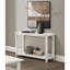 Console de canapé d'entrée en bois blanc Castleton