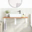 Brecklynn 100cm Solid Wood Bathroom Vanity Top-602885953