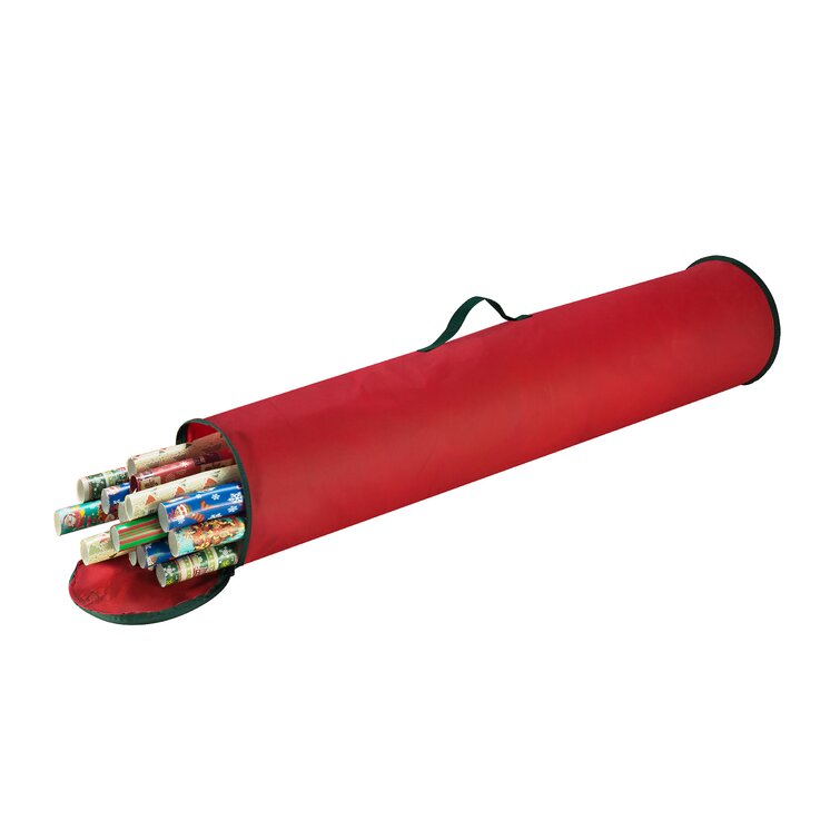 Paper Box Gift Wrap Storage Rebrilliant Color: Red