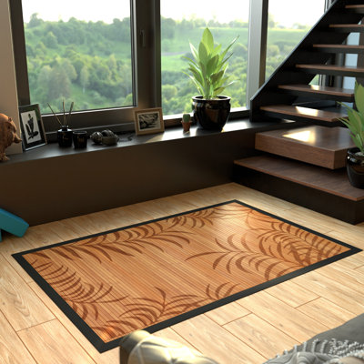 Tapis en feuilles de bambou Shullsburg