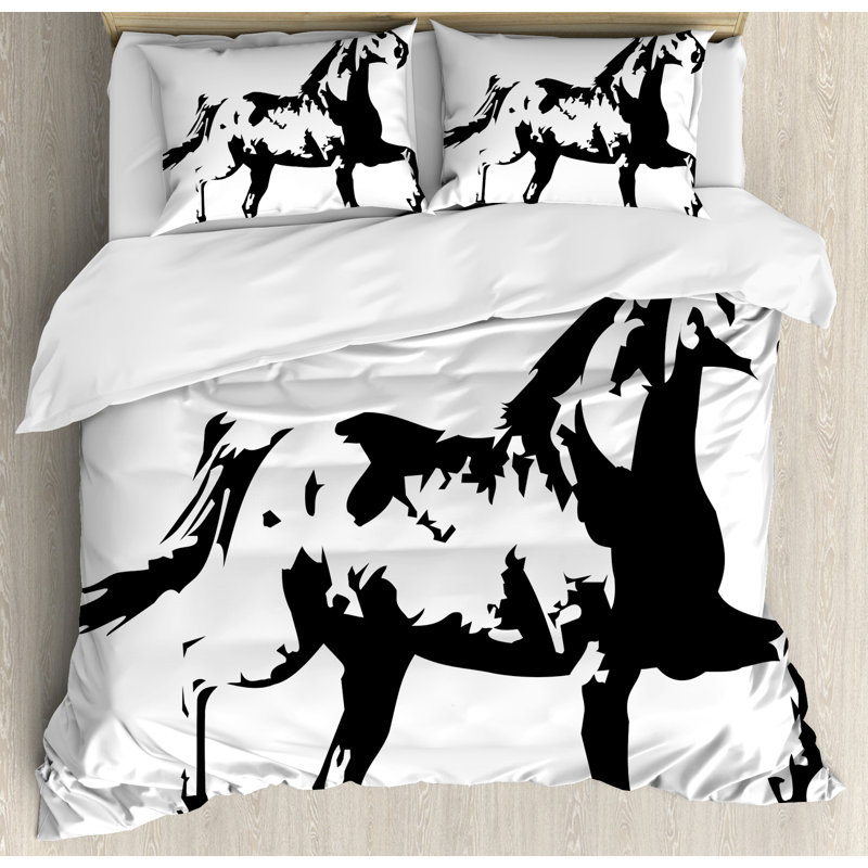 Apartment Farmhouse / Country Polyester Duvet Cover, King